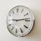 Horloge Murale Metamec Mid-Century en Chrome Blanc 2