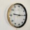 Horloge Murale Metamec Mid-Century en Or Blanc 1