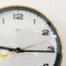 Mid-Century Metamec Wall Clock in White Gold 2