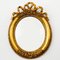 Barocker Spiegel aus Brocante mit Schleife in Gold 4