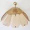 Vintage Hollywood Regency Glass Ceiling Lamp 2