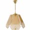 Lampada da soffitto vintage Hollywood Regency in vetro, Immagine 1