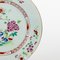 18th Century Chinese Famille Rose Hand Painted Blossoms Porcelain Plate 3