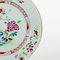 18th Century Chinese Famille Rose Hand Painted Blossoms Porcelain Plate, Image 3