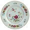 18th Century Chinese Famille Rose Hand Painted Blossoms Porcelain Plate, Image 1