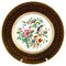 English 24kt Gold Porcelain Plate with Blossoms and Exotic Bird from Aynsley 1
