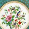 English 24kt Gold Porcelain Plate with Blossoms and Exotic Bird from Aynsley 2