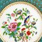 English 24kt Gold Porcelain Plate with Blossoms and Exotic Bird from Aynsley, Image 2