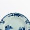 18th Century Chinese Hand Painted Blue & White Porcelain Plate, Image 4
