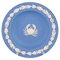 Blauer Cameo Zodiac Teller aus Jasperware von Wedgwood 1