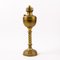 Art Nouveau Gilded Brass Oil Lamp, Early 20th Century 4