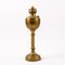 Art Nouveau Gilded Brass Oil Lamp, Early 20th Century 2