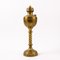 Vergoldete Jugendstil Messing Öllampe, Frühes 20. Jahrhundert 2