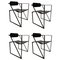 Second Black Metal Chairs Aka Mod. 602 attributed to Mario Botta, 1982, Image 1
