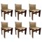 Monk Chairs attributed to Afra & Tobia Scarpa for Molten, Italy, 1974, Set of 6 1