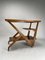 Mid-Century Italian Wooden Bar Cart by Charlotte Perriand, 1950s, Image 2