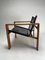 Mid-Century Armlehnstühle aus Holz & Leder von Tarcisio Colzani, Italien, 1960er 5