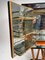 Mueble bar Mid-Century de madera y vidrio atribuido a Osvaldo Borsani, Italia, años 40, Imagen 14