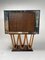 Mid-Century Wood and Glass Bar Cabinet attributed to Osvaldo Borsani, Italy, 1940s 8
