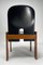 Black Leather 121 Chairs attributed to Tobia Scarpa for Cassina, Italy, 1967, Set of 6 2