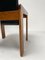 Set of Black Leather Model 121 Chairs attributed to Tobia Scarpa for Cassina, Italy, 1967, Image 9