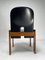 Black Leather Model 121 Chairs attributed to Tobia Scarpa for Cassina, Italy, 1967, Set of 2 7