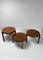 Wooden Nesting Tables, Italy, 1950s, Set of 3 9