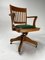 Chaise de Bureau Mid-Century en Bois, 1930s 2