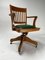 Mid-Century Office Chair in Wood, 1930s, Image 2
