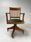 Mid-Century Office Chair in Wood, 1930s, Image 8