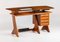 Desk in Wood and Glass attributed to Melchiorre Bega, Italy, 1950s 2