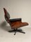 Lounge Chair in Black Leather attributed to Charles Eames for Herman Miller, 1956, Image 5