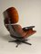 Lounge Chair in Black Leather attributed to Charles Eames for Herman Miller, 1956, Image 4