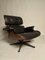 Lounge Chair in Black Leather attributed to Charles Eames for Herman Miller, 1956, Image 13