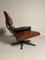 Charles Eames zugeschriebener Sessel aus schwarzem Leder für Herman Miller, 1956 8