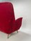 Rotes Italienisches Zwei-Sitzer Sofa von ISA Bergamo, 1950er 6