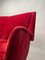 Italian Two-Seater Red Sofa from by I.S.A. Bergamo, 1950s 3