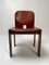 Italian Red Leather 121 Chairs by Afra & Tobia Scarpa for Cassina, 1967, Set of 10 5