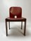 Sedie 121 in pelle rossa di Afra & Tobia Scarpa per Cassina, Italia, 1967, set di 10, Immagine 5