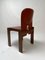 Sedie 121 in pelle rossa di Afra & Tobia Scarpa per Cassina, Italia, 1967, set di 10, Immagine 9
