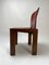 Italian Red Leather 121 Chairs by Afra & Tobia Scarpa for Cassina, 1967, Set of 10 3