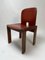 Italian Red Leather 121 Chairs by Afra & Tobia Scarpa for Cassina, 1967, Set of 10 2