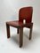 Italian Red Leather 121 Chairs by Afra & Tobia Scarpa for Cassina, 1967, Set of 10, Image 2