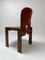 Italian Red Leather 121 Chairs by Afra & Tobia Scarpa for Cassina, 1967, Set of 10 6