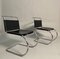 Leather Mr10 Chairs by Ludwig Mies Van Der Rohe, 1960s, Set of 2 2