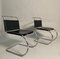 Leather Mr10 Chairs by Ludwig Mies Van Der Rohe, 1960s, Set of 2, Image 2
