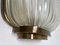 Mid-Century Wall Lamps in Brass and Glass, 1940s, Set of 2 7
