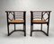 Mod. Fleedewy Sessel von Josef Hoffmann, 1890er, 2er Set 2