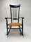 Mid-Century Italian Rocking Chair in Black Lacquered Wood by Paolo Buffa, 1950s, Image 5