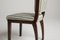 Vintage Italian Art Deco Chairs by Melchiorre Bega, 1930s, Set of 4 7